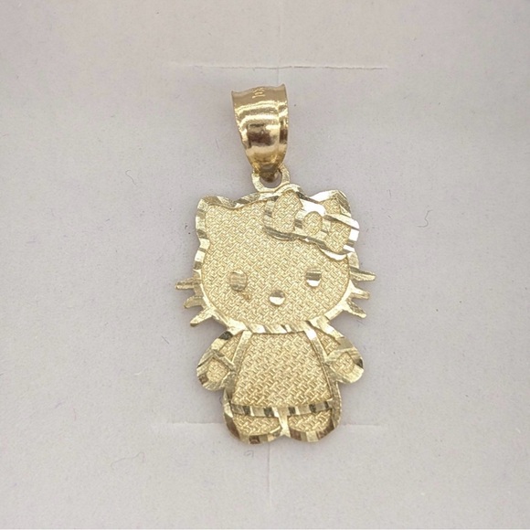 10kt Real Gold Hello Kitty Pendant - Picture 4 of 11